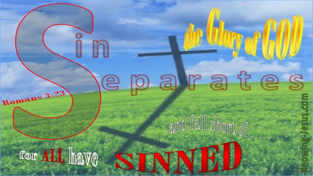 Romans 3:23 For All Have Sinned (red)